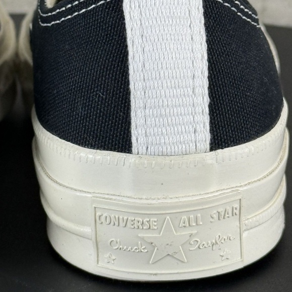 Black and White Sneakers with Red Heart - Picture 8 of 11